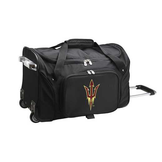 CLAZL401: NCAA Arizona State Sun Devils 22IN WHLD Duffel Nylon Bag